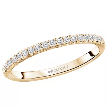 Diamond Straight Front Wedding Band 160030-WY