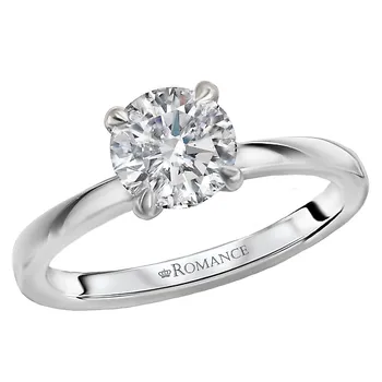 *** Lab Grown Diamond *** Diamond Semi-Mount Engagement Ring 160103-RD100LG