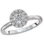 LaVie Halo Semi-Mount Diamond Ring 115448-RD075