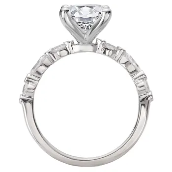 Semi-Mount Diamond Engagement Ring 160020-OV300