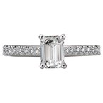 LaVie Classic Semi-Mount Diamond Ring 115474-EM075
