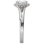 LaVie Split Shank Semi-Mount Diamond Ring 115404-OV100