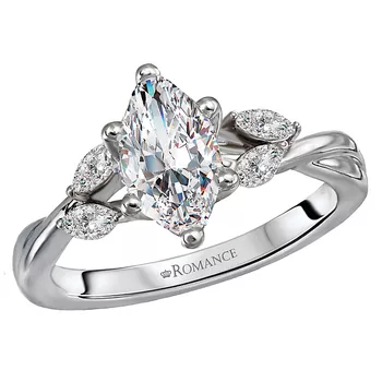 Classic Semi-Mount Diamond Ring 160112-MQ100
