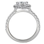 LaVie Halo Semi-Mount Diamond Ring 115450-PS100