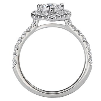 Halo Semi-Mount Diamond Ring 115450-PS100