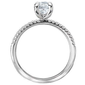Solitaire Semi-Mount Diamond Ring 115427-RD075
