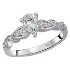 LaVie Classic Semi-Mount Diamond Ring 115479-PS075