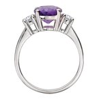 Eleganza Amethyst Sterling Silver Fashion Ring 711868-AM7W