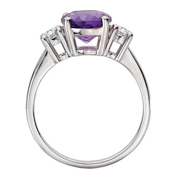 Amethyst Sterling Silver Fashion Ring 711868-AM7W
