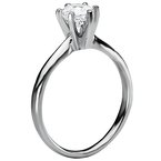 LaVie Solitaire Diamond Ring 114030-6RD075W