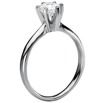 Solitaire Diamond Ring 114030-6RD075W