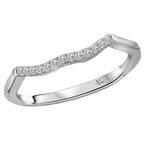 LaVie Curved Wedding Band 115480-W