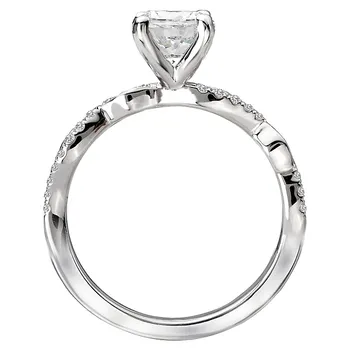 *** Lab Grown Diamond *** Classic Semi-Mount Diamond Ring 119252-RD100KLG