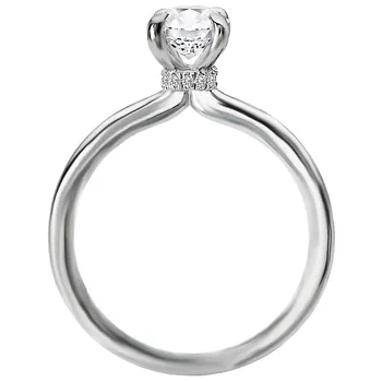 Diamond Semi-Mount Engagement Ring 160103-OV100