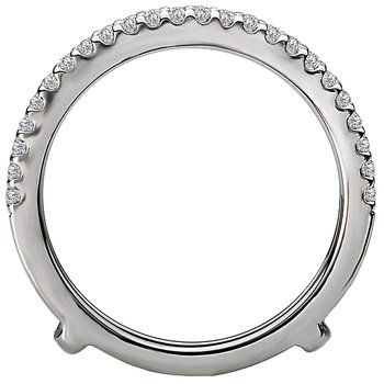 Diamond Wrap Wedding Ring with Guard 113929-WRAP