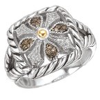 Eleganza Ladies Fashion Diamond Ring 710857-7