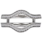 LaVie Diamond Wrap Wedding Ring with Guard 113937-WRAP