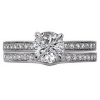 LaVie Classic Semi-Mount Diamond Ring 115439-RD100