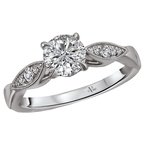 LaVie Classic Semi-Mount Diamond Ring 115440-RD075