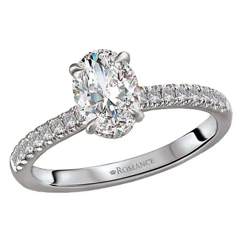 Diamond Semi-Mount Engagement Ring 160149-OV100