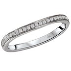 LaVie Curved Wedding Band 115299-100W