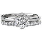 LaVie Halo Semi-Mount Diamond Ring 115317-100
