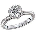 LaVie Halo Semi-Mount Diamond Ring 115317-100
