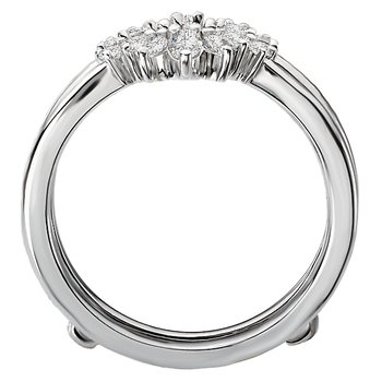 Diamond Wrap Ring with Guard 113917-WRAP
