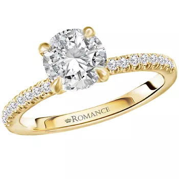 Diamond Semi Mount Diamond Ring 160102-RD100Y