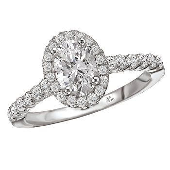 Halo Semi-Mount Diamond Ring 115217-100