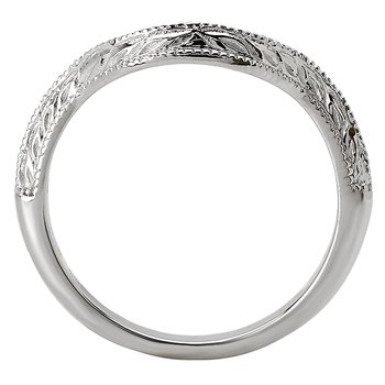 Curved Wedding Band 115169-W