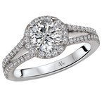 LaVie Split Shank Semi-Mount Diamond Ring 115294-100