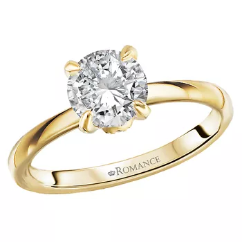 Diamond Halo Engagement Ring 160180-RD100Y