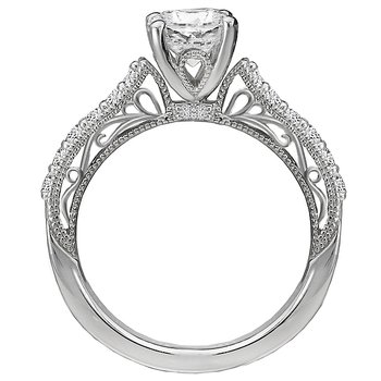 Peg Head Semi-Mount Diamond Ring 115338-S