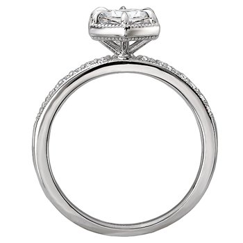 Halo Semi-Mount Diamond Ring 115443-RD100