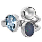 Eleganza Ladies Fashion Gemstone Ring 711825-7