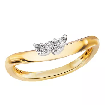 Curved Lab Grown Diamond Wedding Band 160275-200WYLG