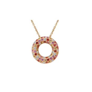 Ladies Fashion Gemstone Necklace 252003-DSY