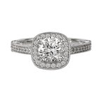 LaVie Halo Semi-Mount Diamond Ring 115071-050