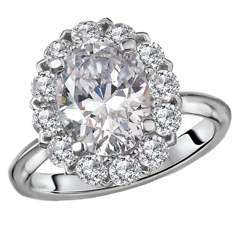 Halo Semi-Mount Diamond Ring 119174-OV300K
