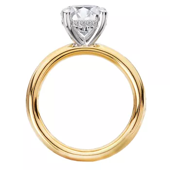 Hidden Halo Semi-Mount Diamond Engagement Ring 160298-RD200Y