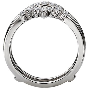 Diamond Wrap Ring with Guard 113919-WRAP