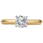 LaVie Solitaire Semi-Mount Diamond Engagement Ring 114000-4RD075TYS