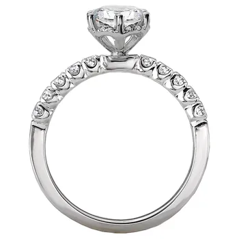 Halo Semi-Mount Diamond Ring 119215-RD100K