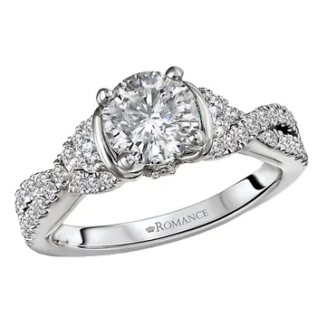 Diamond Semi-Mount Engagement Ring 160187-RD100