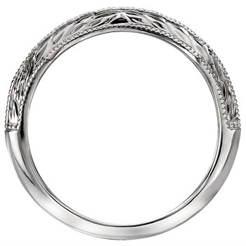 Curved Wedding Band 115003-100W