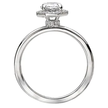 Diamond Semi-Mount Engagement Ring 160166-OV100