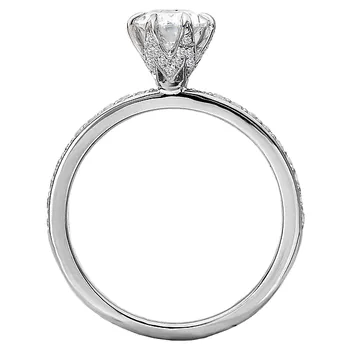 Diamond Semi-Mount Engagement Ring 160182-OV100