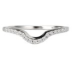 LaVie Curved Wedding Band 115227-100W