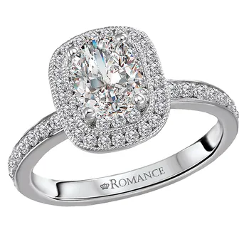 Halo Semi-Mount Diamond Ring 119272-CO100K